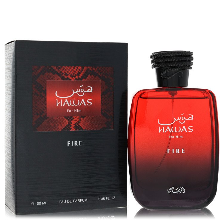 Hawas Fire by Rasasi for Men - 3.38 oz EDP Spray