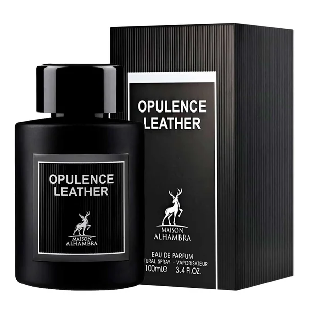 MAISON ALHAMBRA OPULENCE LEATHER EDP 100ML 3.4 OZ